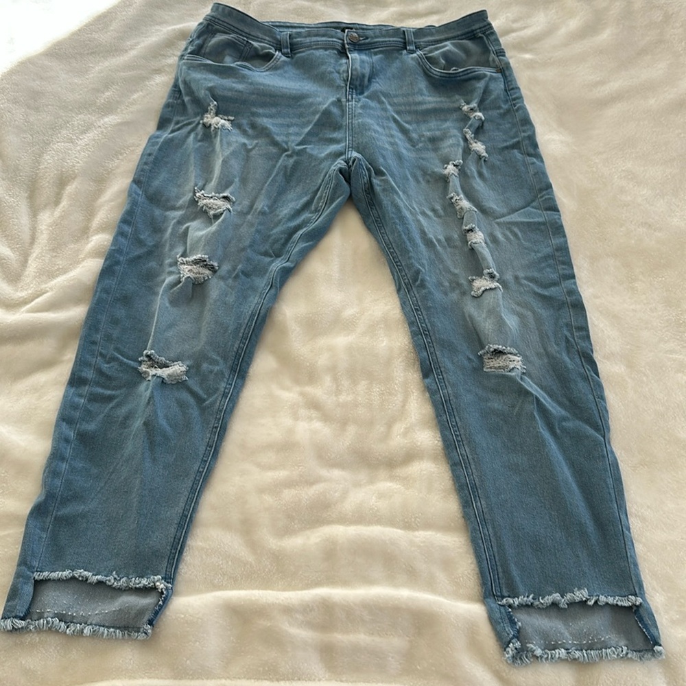 Women’s 1X blue soft denim jeans👖